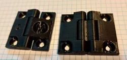 remix of Perfect Hinge (fully printed, no hardware) 40mm with 360°