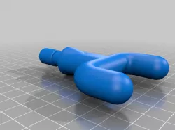 Replacement for U-shaped fascial massage gun attachment