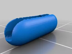 Reusable flosser clip