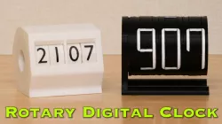 Rotary Digital Clock - origin without sensor