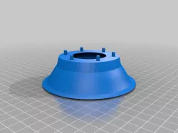 Rotating Lithophane Lamp Improved Base