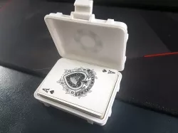 Rugged box for poker game card