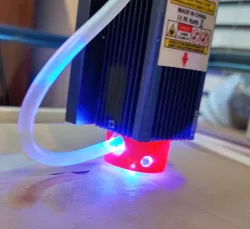 Sculpfun S9/S6 Air Assist Nozzle inside laser shield