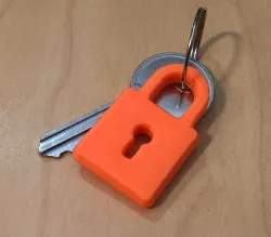 Simple Padlock Keychain