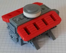 USB HOLDER - Corvega Atomic V8 Motor style