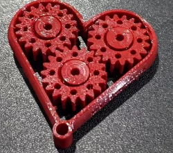 valentine geared heart 