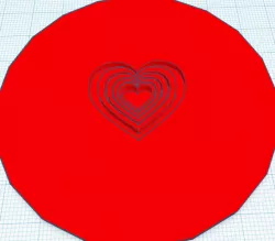 Valentine's Day drink coaster