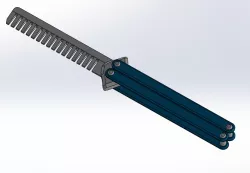 Valorant : Yoru butterfly comb (In one part)