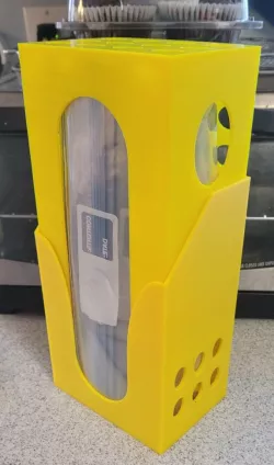 Wall Hanger for Gallon sized ziplock bags