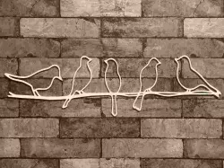 Wanddeko Vogel /  wall decoration Birds