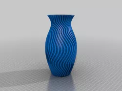 Wavy Textured Vase
