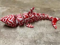 2-Color articulated shark