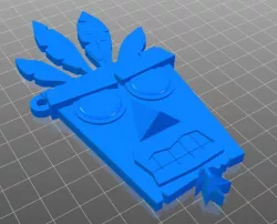 Aku Aku keychain 