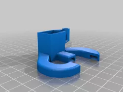 Anycubic 4Max Pro 2.0 Fan Duct for Stock hotend w/ E3D V6 Nozzle