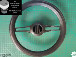 Arcade Spinner Steering Wheel - GRS USB Button Hole Spinner Compatible