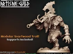 Artisan Guild Patreon "Svartwood Troll" Sample