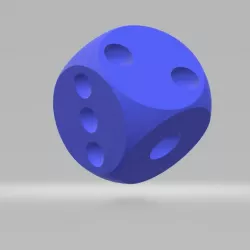 balanced dice - Dé equilibré