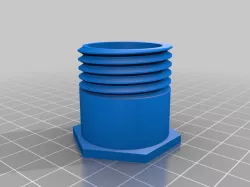 bottle to 1" adapter