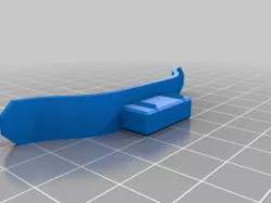 Clip for kitchen cabinet molding