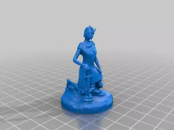 Demon woman statue