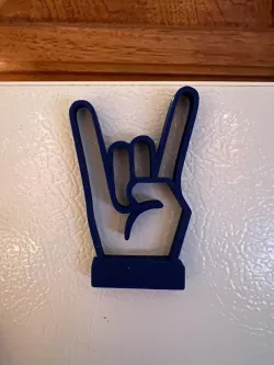 Devil horns frig magnet