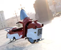 Dieselpunk Scooter "Coupe"