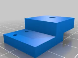 Discreet Y endstop switch mount for X5SA / VZ-Bot conversion