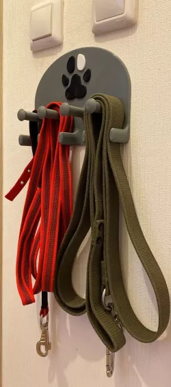 Dog leash holder