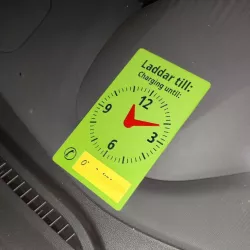 Electric Car Charging Disc