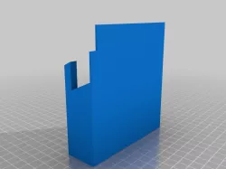 Ender 5 screen rear cover W/O Raspberry Pi 3 case base