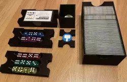 Fantastic Factories with Manufactions and Subterfuge Insert / Organizer for sleeved cards