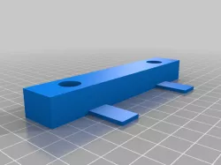 Fingerboard Rail holder 75mm x 10mm