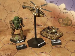 Flight stand for 6mm VTOL and aerospace minis