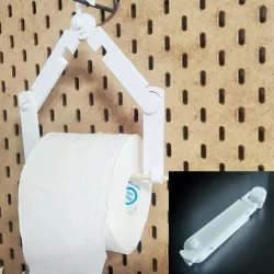 Foldable toilet paper hanger(for camping)