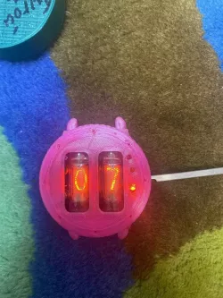 Gas discharge lamps watch