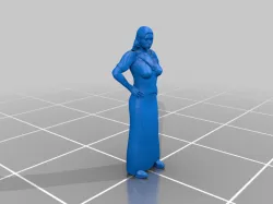 Girl in Long Dress