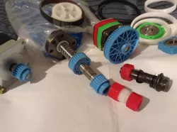 GT2_3 Timing pulley 8-10-12 mm axle