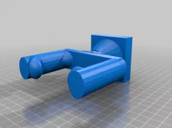 Guitar Hanger with slide on mounting plate