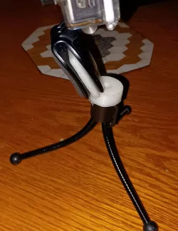 Hat clip to tripod GoPro connection