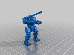 Hellas Artillerie Mecha with Flak 88 Muzzle Break