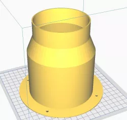 Laser engraver/3d Printer Vent Fan mount