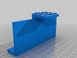 Lego display wall mount