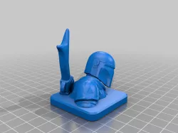 Mandolorian QR cap Ender 3 V2 BL/CR touch friendly