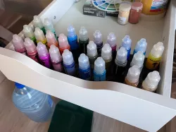 Modular paint stand (23 mm bottles, Warcolours)