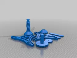 Motorized and higher-torqued filament and yarn spooler.