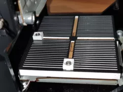 NEJE laser bed with lines and adjustments