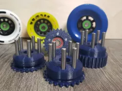 Parametric ESK8 Pulley/Sprocket with Stainless Steel Pins for Kegel/ABEC Hubs- Press /Push Fit 