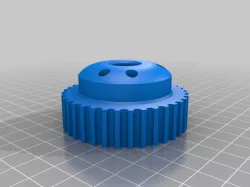 Parametric ESK8 Pullies/Sprockets with SS Pins for Abec/Kegel Hubs