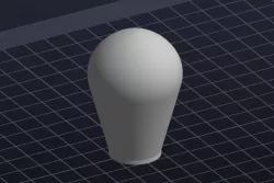 Parking brake knob for Bolens G10
