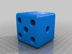 Pen holder dice